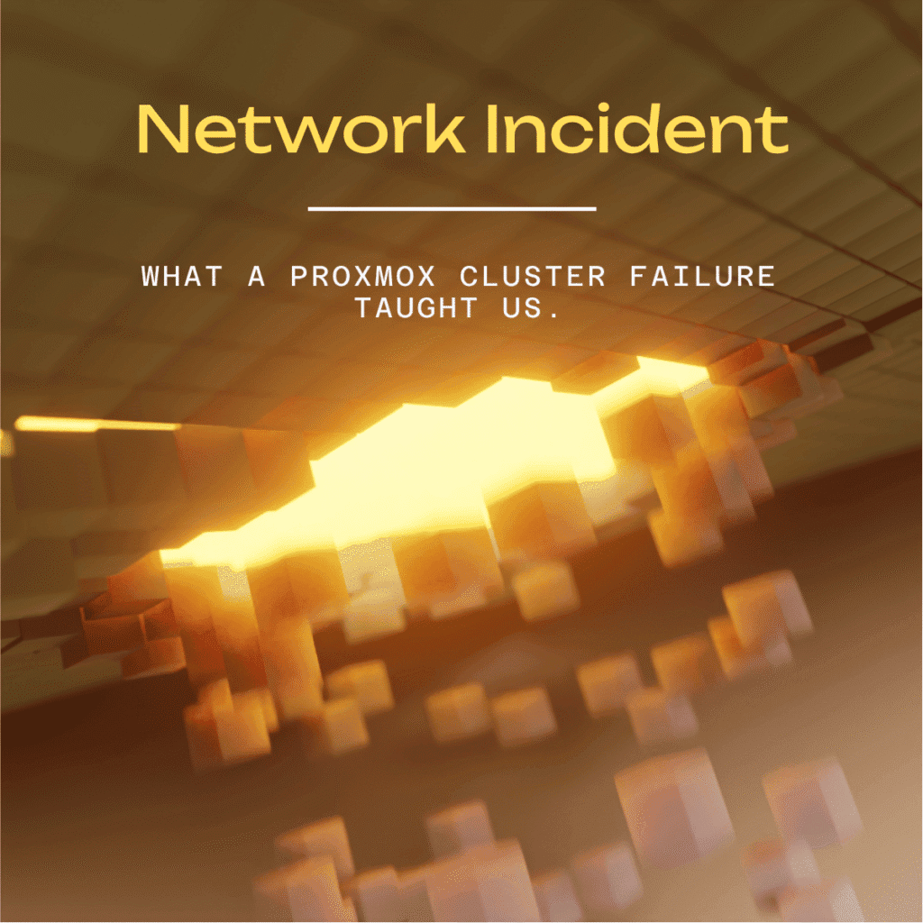 Proxmox Cluster Failure - Investigation report