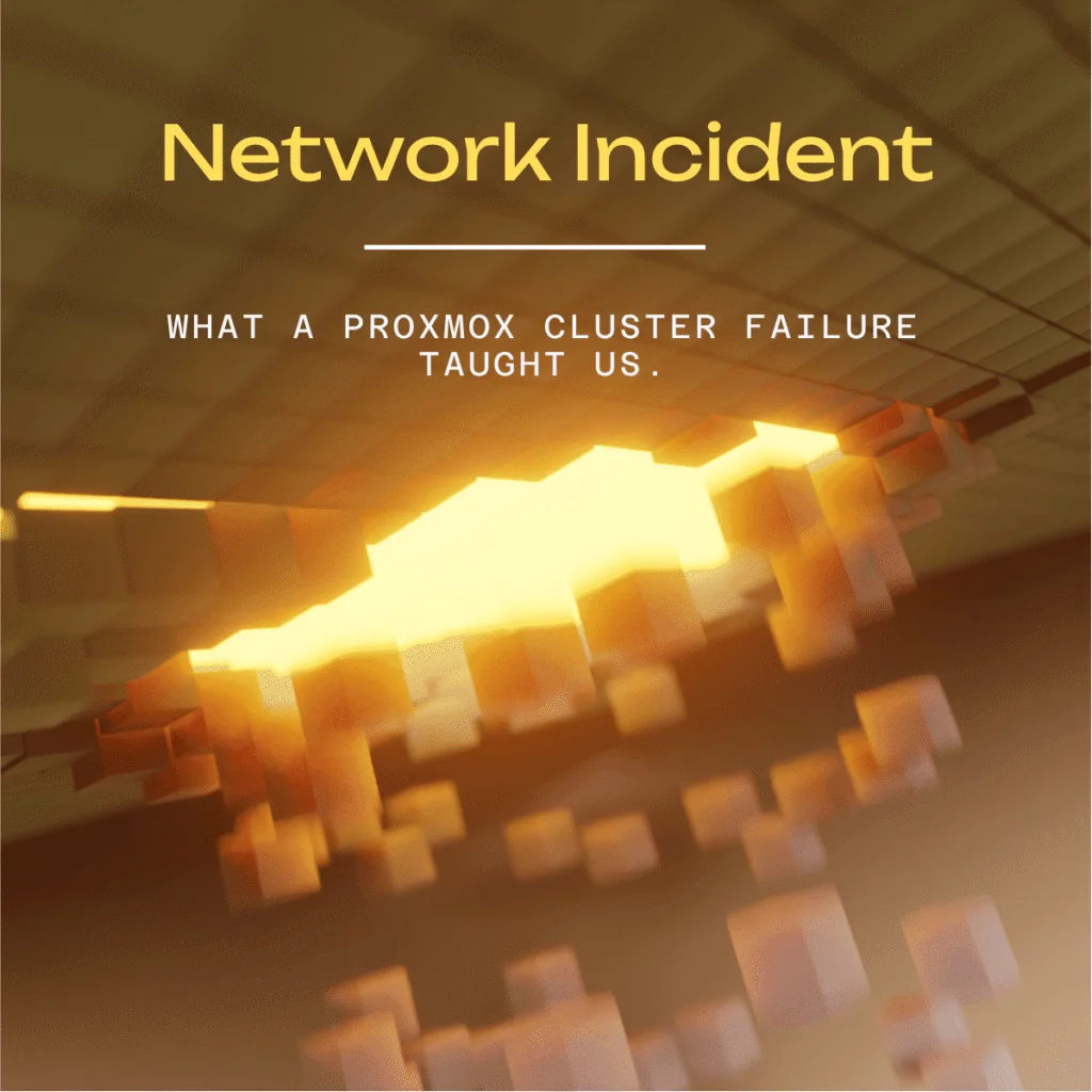 Proxmox Cluster Failure - Investigation report