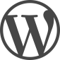 Wordpress logotype simplified